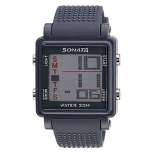 Load image into Gallery viewer, Sonata Super Fibre Digital Grey Dial Men's Watch -NH77043PP02