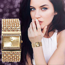 Load image into Gallery viewer, Skylofts Analog Dial Watch-18k Gold Plated Women Watches