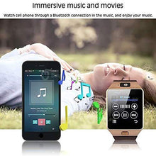 Load image into Gallery viewer, Styleflix Smartwatch Bluetooth with Camera Sim Card Supported, Health Fitness Tracker Smart Watch for Mens Boys and Girls (Golden)