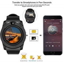 Load image into Gallery viewer, Tymu Smartwatch in Build Camera Supporting 3G/4G Sim for Phone Like Samsung; Xiaomi Mi; Oppo; ViVo; Moto; HTC; Lenovo