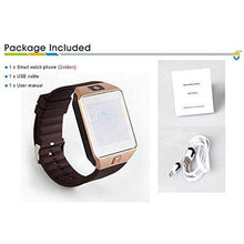 Load image into Gallery viewer, Styleflix Smartwatch Bluetooth with Camera Sim Card Supported, Health Fitness Tracker Smart Watch for Mens Boys and Girls (Golden)