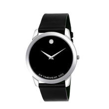 Load image into Gallery viewer, TIMEWEAR Men's Analogue Black Dial Leather Strap Watch - 190BDTG
