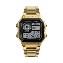 Load image into Gallery viewer, SKMEI Digital White Dial Men&#39;s Watch-1335 Gold
